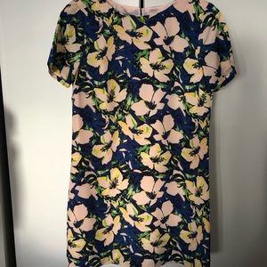 J Crew Factory Floral Shift Dress